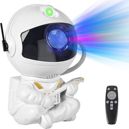 【Christmas Gift】Astronaut Galaxy Star Projector Starry Night Light - Starry Nebula Ceiling Projection Lamp with 8 Modes, Remote and 360° Adjustable, Gift for Kids Adults for Bedroom Decor Aesthetic USB Rechargeable