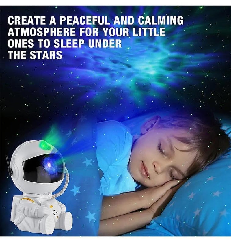 【Christmas Gift】Astronaut Galaxy Star Projector Starry Night Light - Starry Nebula Ceiling Projection Lamp with 8 Modes, Remote and 360° Adjustable, Gift for Kids Adults for Bedroom Decor Aesthetic USB Rechargeable