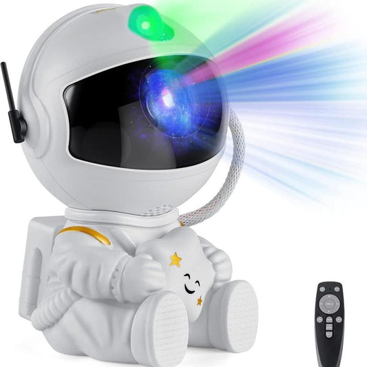 【Christmas Gift】Astronaut Galaxy Star Projector Starry Night Light - Starry Nebula Ceiling Projection Lamp with 8 Modes, Remote and 360° Adjustable, Gift for Kids Adults for Bedroom Decor Aesthetic USB Rechargeable