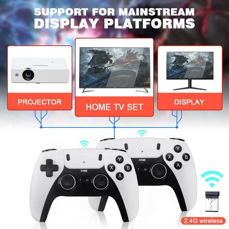 [Black Friday] 2024 New GD10 PRO Video Game Stick Console， 2.4G Double Wireless Controller Game 4K 42,000 Games Retro Games Boy Christmas Gift