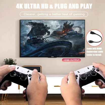 [Black Friday] 2024 New GD10 PRO Video Game Stick Console， 2.4G Double Wireless Controller Game 4K 42,000 Games Retro Games Boy Christmas Gift